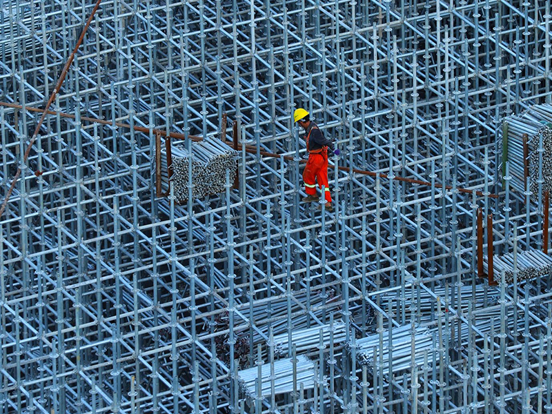 Impressive scaffolding projects at the world's most famous landmarks