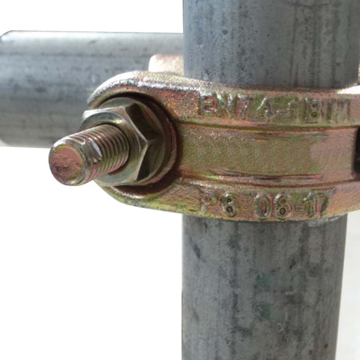 Threaded T Bolt and Nut Tighten Clamp for Tubular Scaffolding Pipe Connection Joint